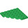 LEGO Groen Wig Plaat 6 x 6 Hoek (6106)