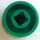 LEGO Green Wheel Rim Ø11.5 x 12 Wide with Notched Hole (6014)