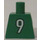 LEGO Green White and Green Team Player with Number 9 on Back Torso without Arms (973)