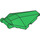 LEGO Grün Windschutzscheibe 4 x 5 mit Griff (27262 / 35043)