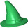 LEGO Vert Wizard Chapeau avec surface lisse (6131)