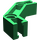 LEGO Green Znap Beam Angle 2 Holes (32242)