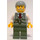 LEGO Grey Hår Man med tie Minifigur