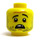 LEGO Grin with Missing Tooth and Stubble Head (Recessed Solid Stud) (14351 / 16693)