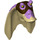 LEGO Gungan Head with Lavender Top and Dark Brown Mask (20889)