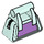 LEGO Gym Bag avec Dark Purple Côté (11759 / 95867)