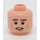 LEGO Han Solo Minifigure Head (Recessed Solid Stud) (18685 / 31480)