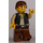 LEGO Han Solo mit Schwarz Weste und Braun Beine Minifigur