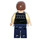 LEGO Han Solo with Black Vest with Pockets and Dark Blue Legs with Smooth Hair Minifigure