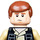 LEGO Han Solo with Black Vest with Pockets and Dark Blue Legs with Smooth Hair Minifigure