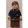 LEGO Han Solo with Dark Blue Jacket and Reddish Brown Legs Minifigure (Smirk)