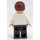 LEGO Han Solo with White Shirt with Wrinkles and Dark Brown Legs with Smooth Hair Minifigure