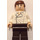 LEGO Han Solo with White Shirt with Wrinkles and Dark Brown Legs with Smooth Hair Minifigure