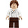 LEGO Han Solo with White Shirt with Wrinkles and Dark Brown Legs with Wavy Hair Minifigure