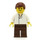 LEGO Han Solo with White Shirt without Wrinkles and Brown Legs Minifigure