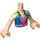 LEGO Hanna - Sport Outfit Friends Torso (73141 / 92456)