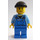 LEGO Harbour Worker med Sort Strikket Kasket Minifigur