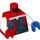 LEGO Harley Quinn im rot und Blau Outfit Minifig Torso (973 / 76382)