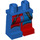 LEGO Harley Quinn im rot und Blau Outfit Minifigure Hüften und Beine (3815 / 26151)