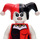 LEGO Harley Quinn - White Arms Minifigure