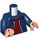 LEGO Harry Potter (Dark Azul Chaqueta con Zipper) Minifigura Torso (973 / 76382)