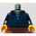 LEGO Harry Potter Torso with Dark Blue Arms and Yellow hands (973)