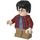 LEGO Harry Potter with Dark Red Plaid Shirt and Dark Tan Legs Minifigure