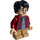 LEGO Harry Potter with Dark Red Plaid Shirt and Dark Tan Legs Minifigure