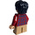 LEGO Harry Potter with Dark Red Plaid Shirt and Dark Tan Legs Minifigure