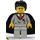 LEGO Harry Potter with Gryffindor Shield Torso, Light Gray Legs, and a Black Cape with Stars Minifigure