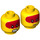 LEGO Harumi Minifigure Head (Recessed Solid Stud) (3626 / 39059)