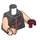 LEGO Hawkeye met Donkerrood en Quiver met Donkerrood Hand Minifiguur Torso (973 / 76382)