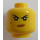 LEGO Cabeza Mujer Negro Eyebrows y Beauty Mark (Espiga sólida hueca) (3626)