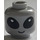 LEGO Head with Alien Face (Safety Stud) (3274)