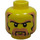 LEGO Head with Beard, Sideburns (3626 / 53935)