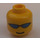 LEGO Head with Blue Sunglasses (Safety Stud) (3626)