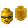 LEGO Head with Blue Sunglasses (Safety Stud) (3626)