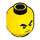 LEGO Head with Bushy Eyebrows, grim (Safety Stud) (3626)