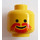 LEGO Tête avec Bushy Rouge Moustache et Goatee (Clou de sécurité) (3626)