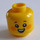 LEGO Head with Child Face with Bright Light Orange Cheeks (Recessed Solid Stud) (3626)