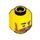 LEGO Head with Dark Orange Moustache and Beard (Recessed Solid Stud) (3274 / 103184)