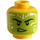 LEGO Head with Face / Green HUD Face (Safety Stud) (3274)