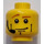 LEGO Head With Headset (Safety Stud) (3626 / 86701)