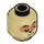 LEGO Head with Monkey King Decoration (Recessed Solid Stud) (3626 / 67742)