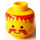 LEGO Diriger avec rouge Moustache et Cheveux (Goujon de sécurité) (3626)