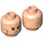 LEGO Head with Scars Front and Back (Recessed Solid Stud) (3626 / 33533)