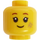 LEGO Head with Smile and Scar / Open mouth and Scar (Recessed Solid Stud) (3626)