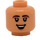 LEGO Head with Smile (Recessed Solid Stud) (3626 / 101041)