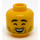 LEGO Testa con Basamento e Smile (Perno solido incassato) (3626 / 100989)