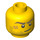 LEGO Hoofd met Stubble, Scar en Crooked Smile (Verzonken Solid Stud) (10260 / 14759)